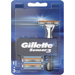 Rasoir - Gillette - Sensor3 - 3 Lames - T&ecirc;te Pivotante - Bande Lubrifiante Comfortfresh