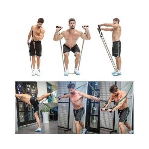 Pack dExercice 11 pièces – Kit de musculation -Accessoire Yoga – Pack de sport de Fitness et de Pilates à domicile- Sun&Sia