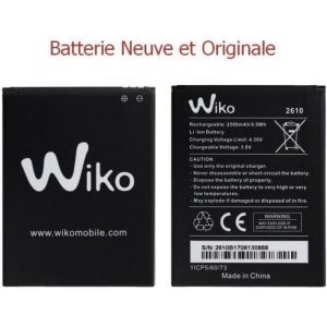 Batterie - WIKO - Tommy 3 - 2500 mAh - Lithium Ion - Remplacement dorigine