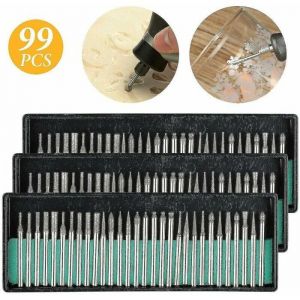 Forets diamant&eacute;s Dremel Tools Kit de meulage de forets Label