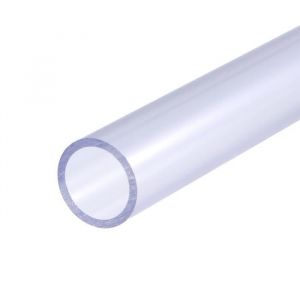Tuyau en PVC VOCOSTE Rigide Transparent 20mm ID 25mm OD 50cm Tuyau PVC Pipe Haute Transparence pour Artisanat D&eacute;coration