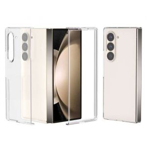 Coque pour Samsung Galaxy Z Fold 6 5G - housse etui rigide 360 integrale avant et arriere - TRANSPARENT