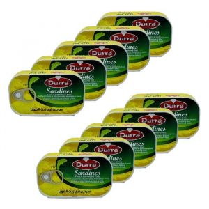 Durra - Lot 10x Sardine &agrave; lhuile de soja - Bo&icirc;te 125g