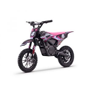 Moto &eacute;lectrique tout-terrain pour enfants Beneo Motors Panther Rose &ndash; 550W