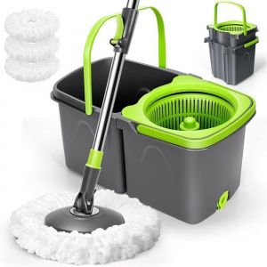 erpill&egrave;re Essoreur avec eau Balai erpill&egrave;re Microfibre Plat Rotatif 360&deg;avec 3 erpill&egrave;res D&eacute;montable eau Essoreur-i BALAI EXTERIEUR