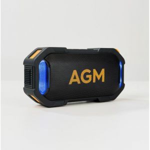 AGM MagROCK - Enceinte Bluetooth 8W IPX7 Aimant&eacute;e RGB 1800mAh 15h Bluetooth 5.3