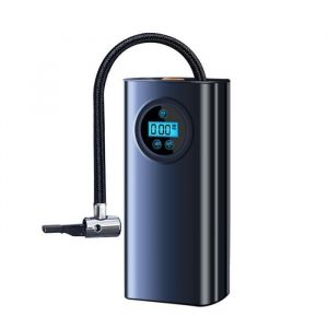 Compresseur &agrave; air portatif 3600 mAh gonfleur pneus voiture avec charge USB affichage digital lampe LED compresseur d&rsquo;air pour auto