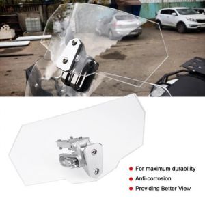 Akozon pare-brise universel de moto Pare-brise réglable universel de déflecteur de vent de pare-brise de moto pour Kawasaki /
