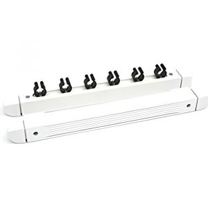 Porte-queue de billard 6 places blanc