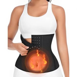 Ceinture Abdominale Corset Minceur Gaine Amincissante Ventre Plat Serre Taille Waist Trainer Body noir