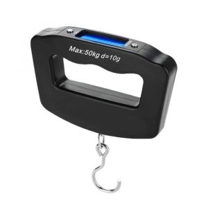 P&egrave;se Bagage ElectroniqueP&egrave;se-bagages num&eacute;rique avec crochet de suspension - &Eacute;cran LCD r&eacute;tro&eacute;clair&eacute; de 50 kg - Sac &eacute;tanche