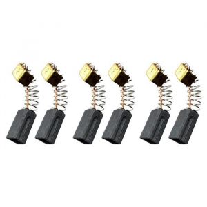 6 Balais de Charbon 6 X 10 X 14 mm pour Moteur Parkside PBH 1500 A1 Accessoires de Remplacement pour Outils Électriques