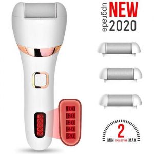 R&acirc;pe Electrique Ponceuse Pour Pieds Anti-callosit&eacute;s P&eacute;dicure Lime Electrique Soins pour Pieds Corne 1200MAH Batterie Rechargeable