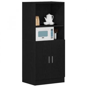 Bon plan Meuble Bas Cuisine/ Armoire de cuisine - JILI HOT - noir 57x415x1315cm - Bois dingénierie Thome5136473