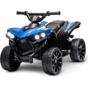 Voiture Electrique Enfant ATV 6V Quad Electrique pour Enfants avec Musique Klaxon Phares LED pour Enfants 3+ ans - Bleu