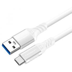 TechExpert Cable usb A vers usb C 3.2 gen2 vitesse maxi 10Gbps charge jusquà 60W 20V/3A blanc