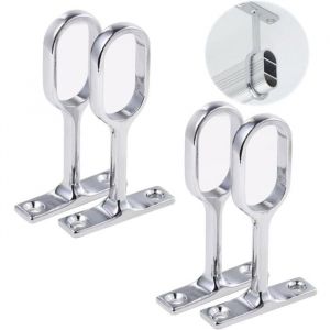Support Tringle PenderieSupports pour Tubes de PenderieSupport pour Barre Penderie OvaleSupport de Tige de BrideSupport Barre