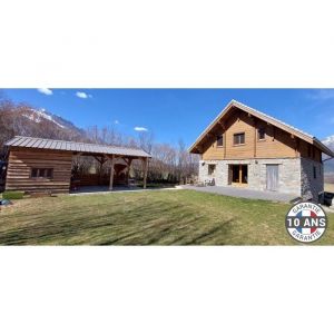 Carport Bois Douglas Fran&ccedil;ais 40 m&sup2; &ndash; 2 pentes &ndash; 8 poteaux &ndash; Abri voiture ext&eacute;rieur &ndash; Garantie 10 ans