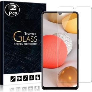 Vitre protection ecran pour Samsung Galaxy A12 Verre trempé incassable lot de [X2] Tempered Glass