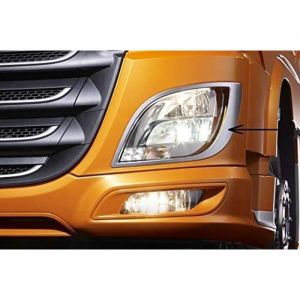 2x Acier Inoxydable Avant Phare Cadre Pour Neuf DAF XF 106 Camion