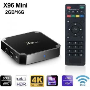 TV Box multim&eacute;dia - QIQIQI - X96 mini - Android 7.1 - 2GB RAM - 16GB stockage