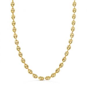 Collier Grain de Café Or Jaune - Homme ou Femme - 55cm - LATELIER DAZUR - Bijou livré dans un écrin