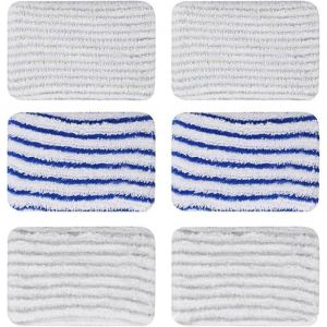 6 Pices Clean and Steam Lingette Clean and Steam Accessoires Serpillere Balai Vapeur pour Rowenta Clean amp Steam ZR8500 SERPILLERE