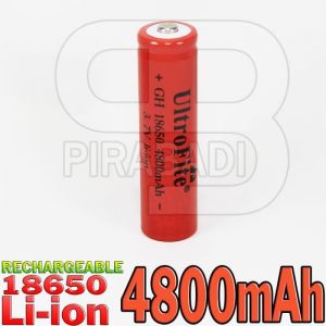 1 PILE ACCU RECHARGEABLE 18650 3.7V 4800mAh LI-ION BATTERIE - QUALITE PRO #30