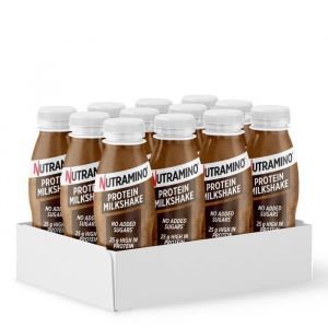 Boissons Prot&eacute;in&eacute;es Nutramino - Protein Milkshake - Chocolate Pack de 12