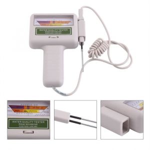 Akozon pH-mètre Testeur de pH portable chlore mètre piscine Spa contrôleur de qualité de leau vérificateur