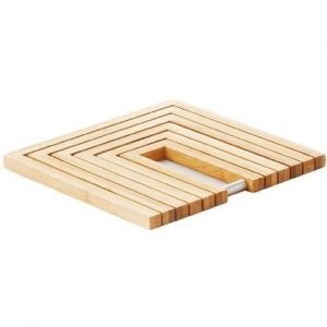 Dessous de plat - POINT VIRGULE - Pliable - En bambou - Mini 19x19x1.2cm