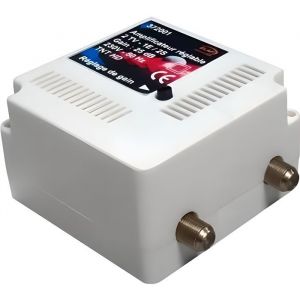 Amplificateur int. 1 TV Gain : 30 dB r&eacute;glable