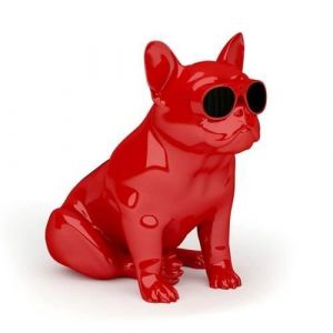 Enceinte Connect&eacute;e - Design Bulldog - Aerobull HD1 - 200W - Rouge - Jarre Technologies