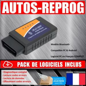 ELM327 Bluetooth v1.5 OBD2 Interface diagnostique multimarque Android WINDOWS Outil Obd2 Scanner système OBD