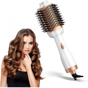 Brosse &agrave; Boucler3 In 1 Salon One-Step S&egrave;che-Cheveux VolumisantBrosse Cheveux Brushing Professionnel avec 3 Temp&eacute;raturesSoins