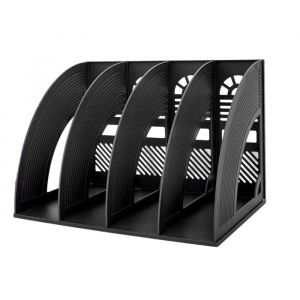 Classeur de bureau avec porte-revues 4 sections bote de rangement STOL pour laffichage et le stockage de documents Label