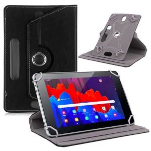 Etui rotatif en simili cuir pour tablette Thomson TEO10R 10.1- Noir - Marque Yuan Yuan