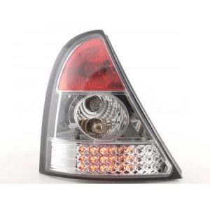 Paire de feux arriere Renault Clio de 1998 a 2001 LED Chrome D-FKRLXLRE201