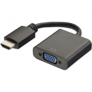 Adaptateur HDMI vers VGA - Haute Qualité - 1080p - Noir ou Blanc - Connecteur Mâle/Femelle
