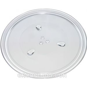 Plateau tournant en verre pour micro-ondes LG - Diamètre 32 cm - Pièce dorigine constructeur