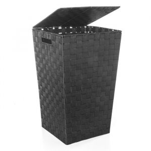 Five Simply smart - Panier à linge - Polyester tressé - Noir