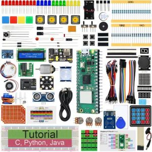 Kit de D&eacute;marrage Ultime Freenove pour Raspberry Pi Pico W - 224 &Eacute;l&eacute;ments 119 Projets
