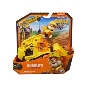Coffret Pat Patrouille Collection Ruben et Compagnie - Ruben + Camion tractopelle - Set Figurine Et Véhicule + 1 Carte tigre