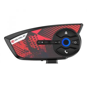 Intercom Moto GEARELEC Casque Bluetooth Moto 1500m 2-4 Ride Étanche IPX67 Communication Wireless 5.2 sans Fil Interphone
