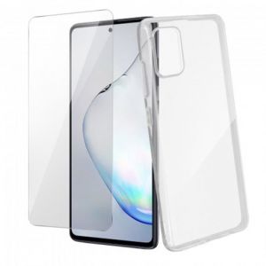 Coque Silicone Transparente + Verre Trempe Pour Samsung Galaxy A6 2018 5.6 - Protection Antichoc-Yuan Yuan