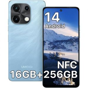 UMIDIGI Note 100 &ndash; Smartphone Android 14 68 HD 120Hz UNISOC T615 16GB RAM 256GB 50MP 5000mAh Dual SIM