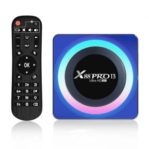 Boitier iptv X88 PRO 13 Android 13.0 TV Box Rockchip RK3528 4K 2.4G 5G Wifi 4G+32GB BT5.0 8K lecteur multimédia mondialTV BOX