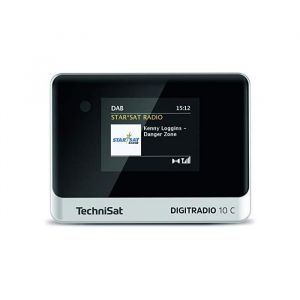 Adaptateur Radio Numérique - TechniSat Digital Radio 10 C - DAB+ et Bluetooth - Gris