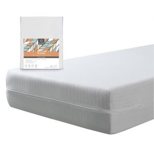 Tural - Housse de Matelas Extra élastique et résistante. Protège Matelas/Rénove Matelas avec Fermeture éclair. Lit bébé 60x140cm