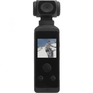 Caméra de poche Caméra Daction Portable Caméscope de Poche WiFi 4K HD Stabilisateur Rotatif à 270° avec photo frontale